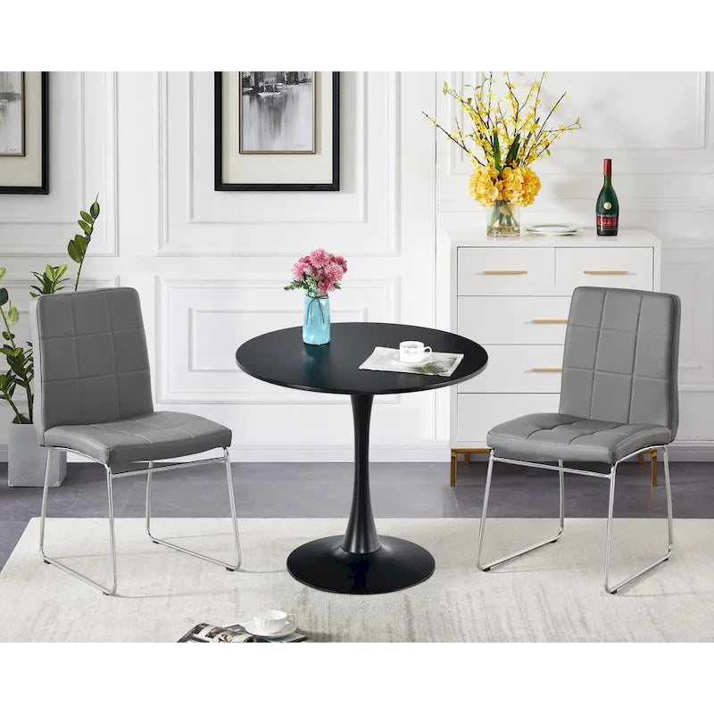 Table d'appoint ronde moderne de 31,5 cm - Non disponible