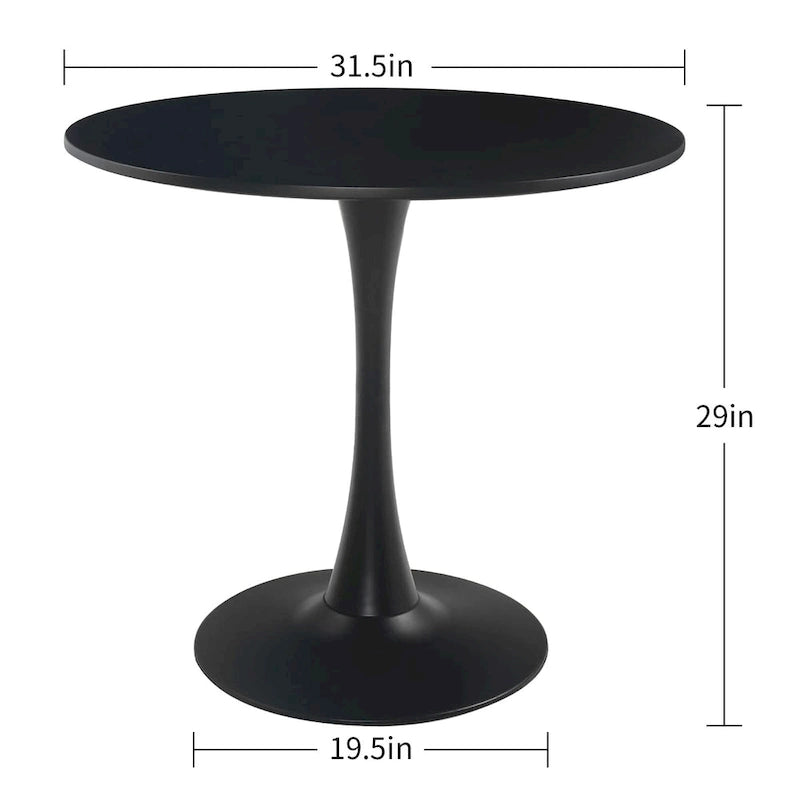 Table d'appoint ronde moderne de 31,5 cm - Non disponible