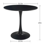Table d'appoint ronde moderne de 31,5 cm - Non disponible