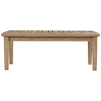 Table basse rectangulaire d'extérieur marron Gerianne, Signature Design by Ashley - 50 cm (L) x 26 cm (P) x 18,63 cm (H)