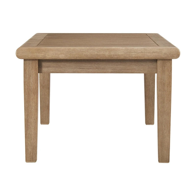 Table basse rectangulaire d'extérieur marron Gerianne, Signature Design by Ashley - 50 cm (L) x 26 cm (P) x 18,63 cm (H)