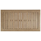 Table basse rectangulaire d'extérieur marron Gerianne, Signature Design by Ashley - 50 cm (L) x 26 cm (P) x 18,63 cm (H)