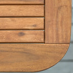 Ensemble de salle à manger d'extérieur 6 pièces en bois d'acacia Middlebrook Galveston