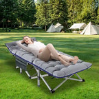 Lit de camp pliant DoCred avec matelas de 8,4 cm (3,3 pouces), capacité de charge de 300 kg (660 lb) - 752814