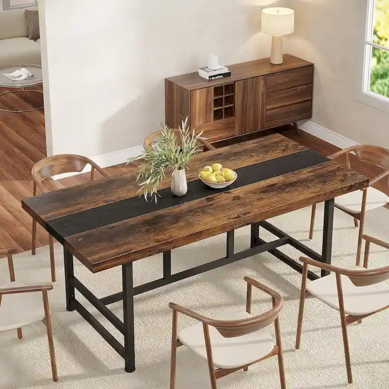 Table de salle à manger de 70 pouces pour la maison et la cuisine
