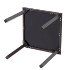 Ensemble de 3 pièces comprenant des chaises longues réglables en aluminium et une table d'appoint pour terrasse.