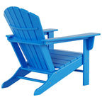 Fauteuil Adirondack d'extérieur écologique et résistant aux intempéries Polytrends Altura avec repose-pieds et table d'appoint (ensemble de conversation 5 pièces)