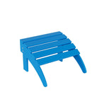 Fauteuil Adirondack d'extérieur écologique et résistant aux intempéries Polytrends Altura avec repose-pieds et table d'appoint (ensemble de conversation 5 pièces)