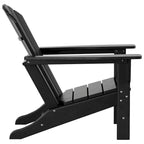 Fauteuil Adirondack d'extérieur écologique et résistant aux intempéries Polytrends Altura avec repose-pieds et table d'appoint (ensemble de conversation 5 pièces)