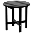 Fauteuil Adirondack d'extérieur écologique et résistant aux intempéries Polytrends Altura avec repose-pieds et table d'appoint (ensemble de conversation 5 pièces)