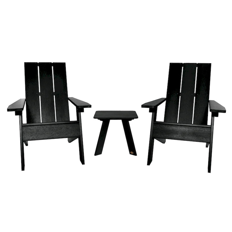 Ensemble de 3 chaises Adirondack et table d'appoint HIGHWOOD