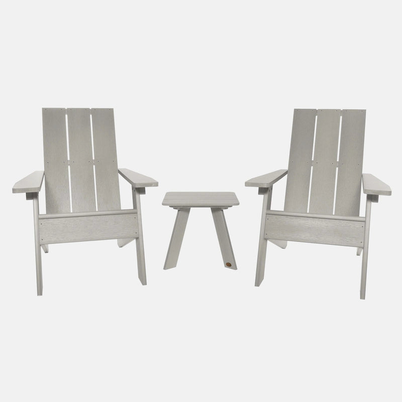 Ensemble de 3 chaises Adirondack et table d'appoint HIGHWOOD