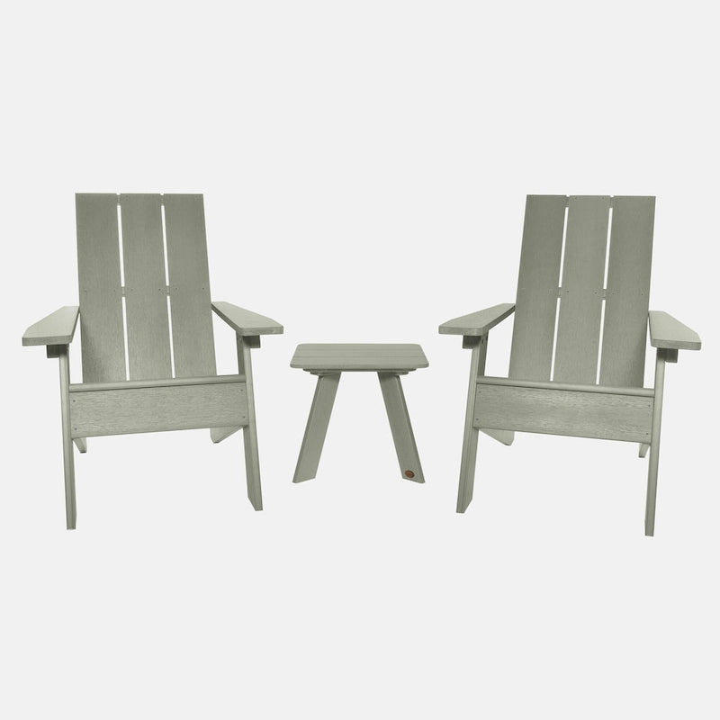 Ensemble de 3 chaises Adirondack et table d'appoint HIGHWOOD
