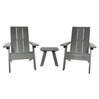 Ensemble de 3 chaises Adirondack et table d'appoint HIGHWOOD
