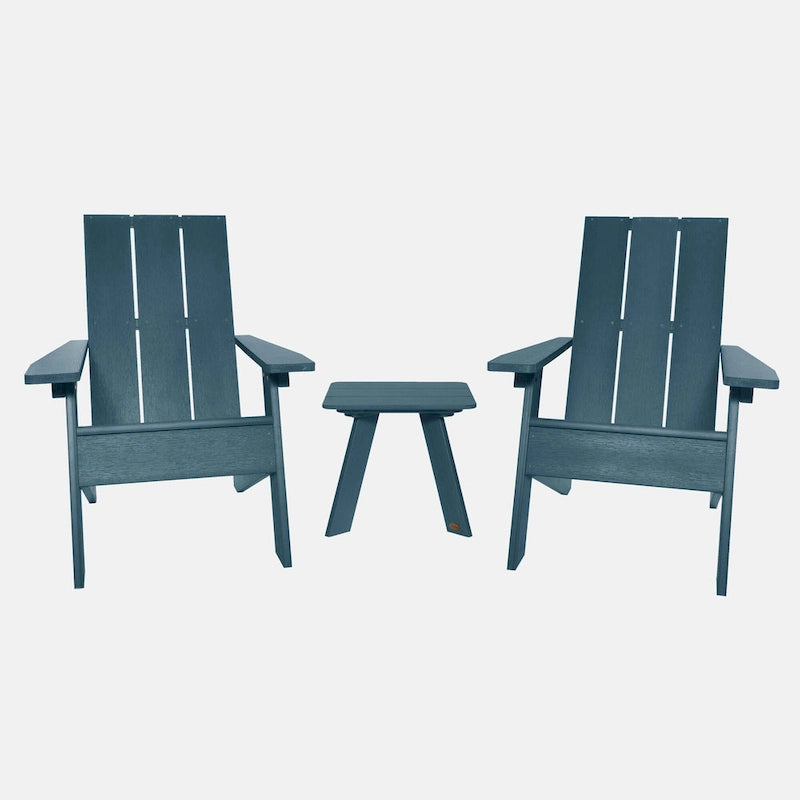 Ensemble de 3 chaises Adirondack et table d'appoint HIGHWOOD