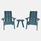 Ensemble de 3 chaises Adirondack et table d'appoint HIGHWOOD