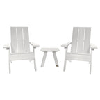 Ensemble de 3 chaises Adirondack et table d'appoint HIGHWOOD