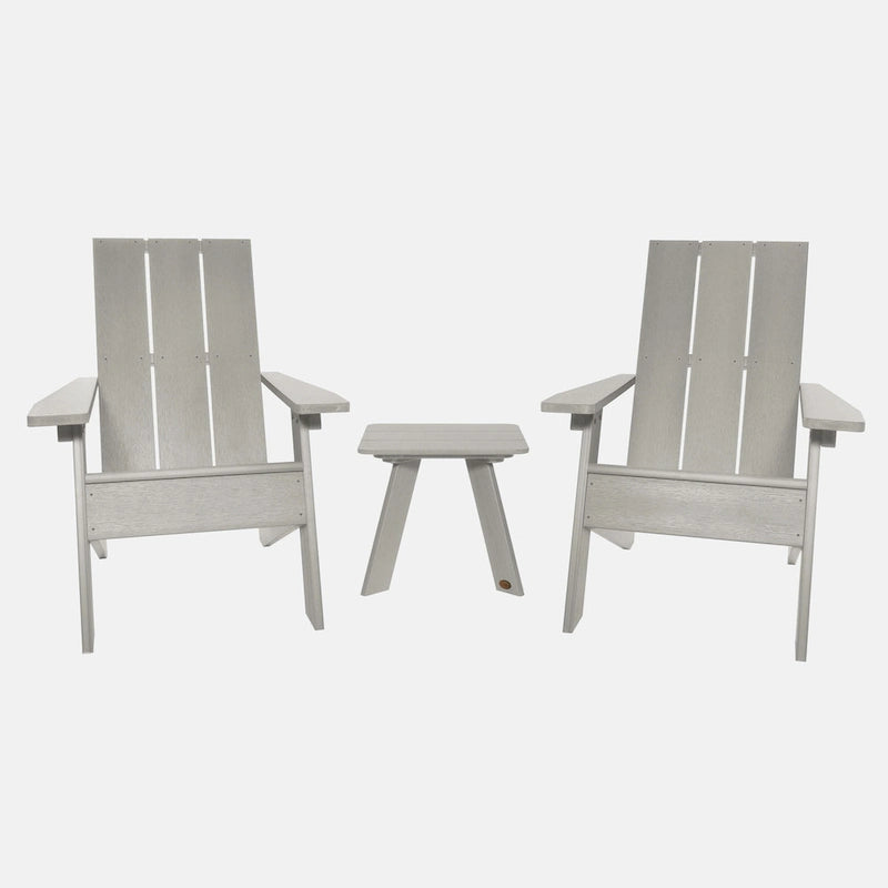 Ensemble de 3 chaises Adirondack et table d'appoint HIGHWOOD