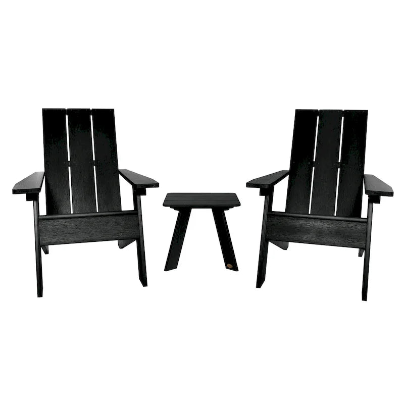 Ensemble de 3 chaises Adirondack et table d'appoint HIGHWOOD