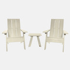 Ensemble de 3 chaises Adirondack et table d'appoint HIGHWOOD