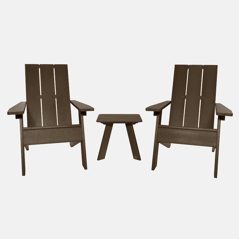 Ensemble de 3 chaises Adirondack et table d'appoint HIGHWOOD
