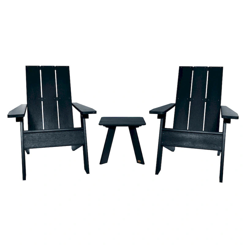 Ensemble de 3 chaises Adirondack et table d'appoint HIGHWOOD