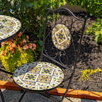 Ensembles bistro mosaïque - 23,5 x 23,5 x 29,75