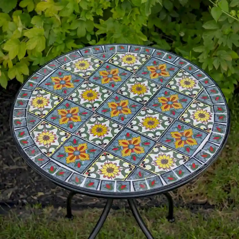 Ensembles bistro mosaïque - 23,5 x 23,5 x 29,75