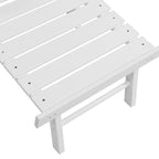 Chaise Adirondack pliante Seaton en polyéthylène avec repose-pieds coulissant, lot de 2