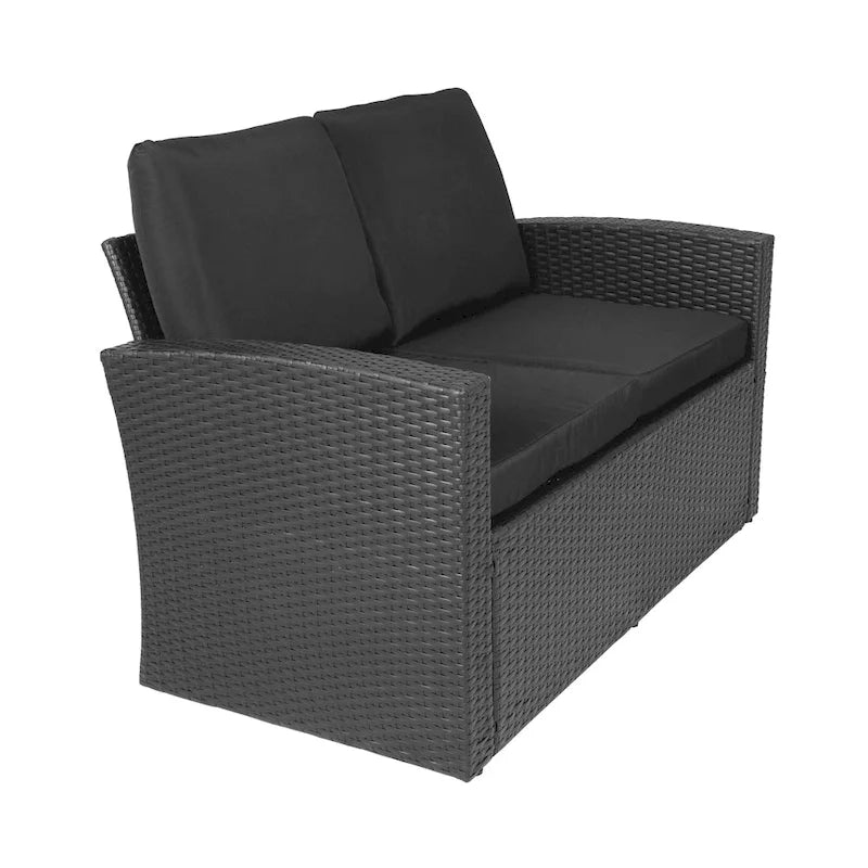 Ensemble de mobilier de patio extérieur Atlas 4 pièces avec coussins