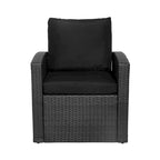 Ensemble de mobilier de patio extérieur Atlas 4 pièces avec coussins