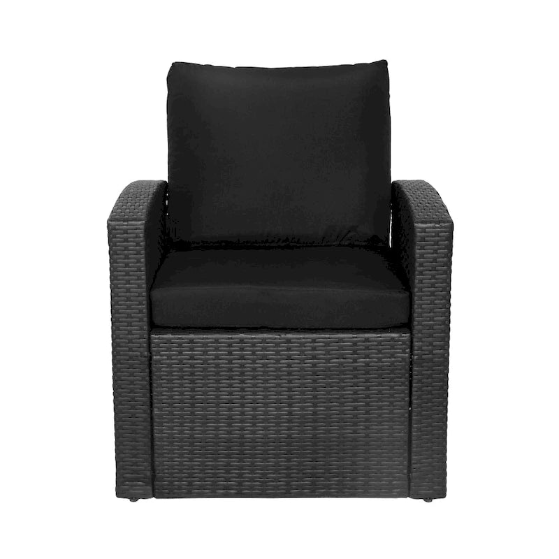 Ensemble de mobilier de patio extérieur Atlas 4 pièces avec coussins
