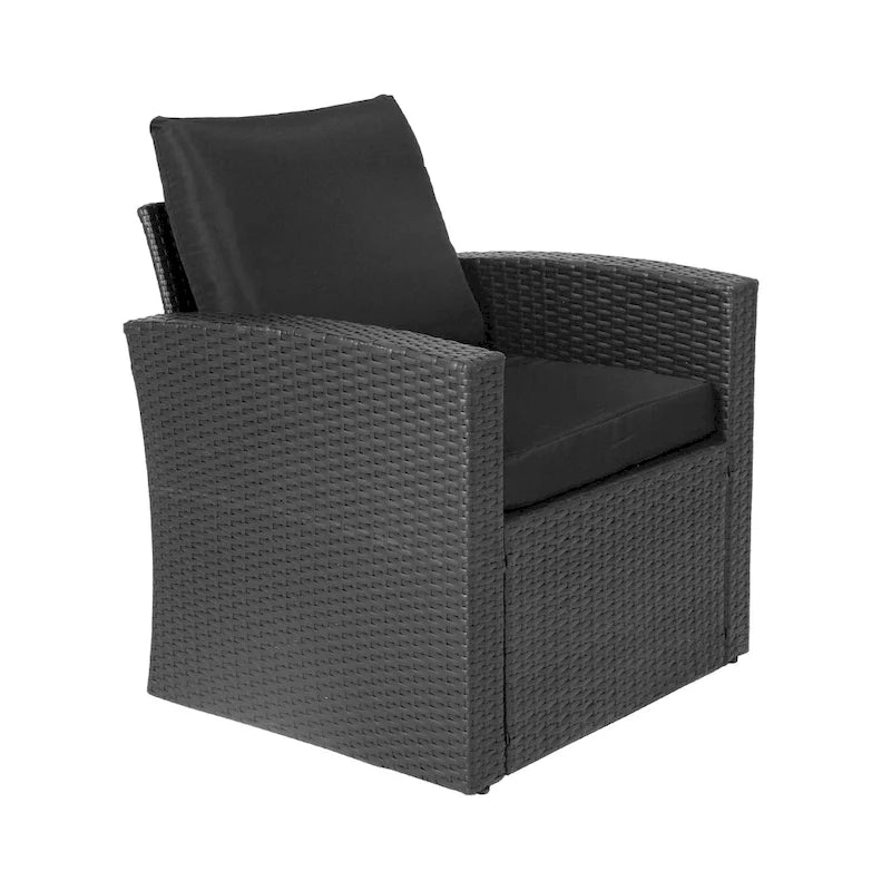 Ensemble de mobilier de patio extérieur Atlas 4 pièces avec coussins
