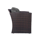 Ensemble de mobilier de patio extérieur Atlas 4 pièces avec coussins