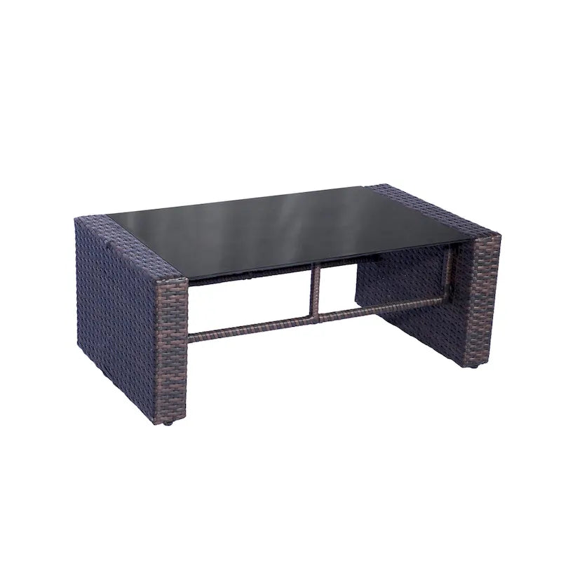 Ensemble de mobilier de patio extérieur Atlas 4 pièces avec coussins