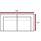 Canapé deux places LSI avec coussins, mobilier d'extérieur de qualité hôtelière, canapé de patio