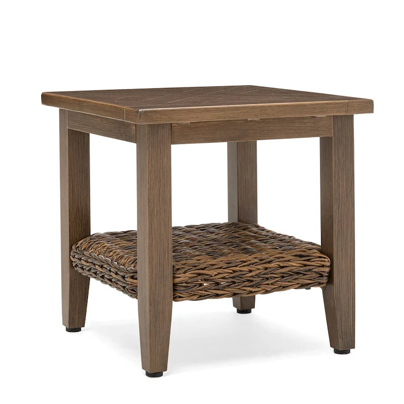 Table d'appoint Winston Cayman Seagrass Weave Heritage Brown