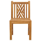 Chaise d'appoint Chippendale en bois de teck