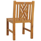 Chaise d'appoint Chippendale en bois de teck