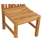 Chaise d'appoint Chippendale en bois de teck