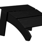 Pouf style Adirondack en résine polyuréthane pour intérieur/extérieur - 52 cm (P) x 50 cm (L) x 34 cm (H)