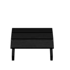 Pouf style Adirondack en résine polyuréthane pour intérieur/extérieur - 52 cm (P) x 50 cm (L) x 34 cm (H)