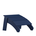 Pouf style Adirondack en résine polyuréthane pour intérieur/extérieur - 52 cm (P) x 50 cm (L) x 34 cm (H)