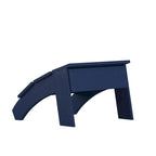 Pouf style Adirondack en résine polyuréthane pour intérieur/extérieur - 52 cm (P) x 50 cm (L) x 34 cm (H)