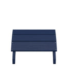 Pouf style Adirondack en résine polyuréthane pour intérieur/extérieur - 52 cm (P) x 50 cm (L) x 34 cm (H)