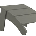 Pouf style Adirondack en résine polyuréthane pour intérieur/extérieur - 52 cm (P) x 50 cm (L) x 34 cm (H)