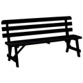 Banc traditionnel en pin de 1,5 m