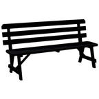 Banc traditionnel en pin de 1,5 m