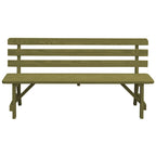 Banc traditionnel en pin de 1,5 m