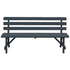 Banc traditionnel en pin de 1,5 m